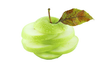 Image showing Fresh green apple 