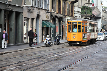 Image showing Milan tram