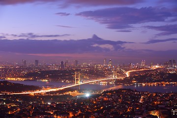 Image showing Istanbul Turkey Bosporus Bridge