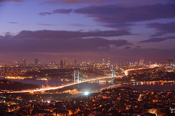 Image showing Istanbul Turkey Bosporus Bridge