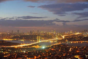 Image showing Istanbul Turkey Bosporus Bridge