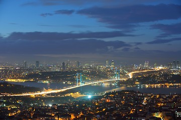 Image showing Istanbul Turkey Bosporus Bridge