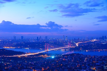 Image showing Istanbul Turkey Bosporus Bridge