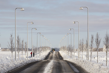 Image showing snow on road