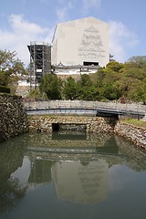 Image showing Monument renovation in Japan