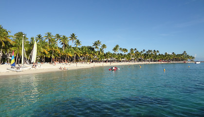 Image showing caribbean beach scenery