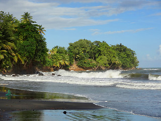 Image showing caribbean beach scenery