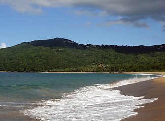 Image showing caribbean beach scenery