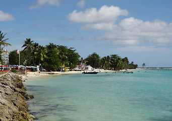 Image showing caribbean beach scenery