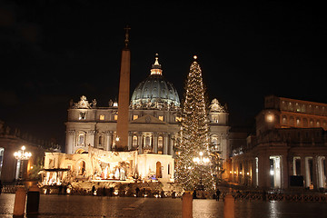 Image showing Christmas at St. Peter's