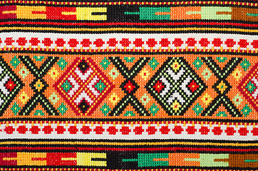 Image showing embroidered good by cross-stitch pattern