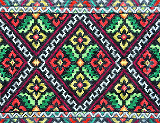 Image showing embroidered good by cross-stitch pattern