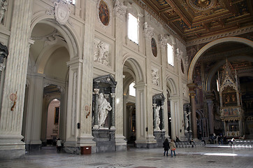 Image showing Interior of Basilica of St. John the Lateran