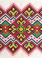 Image showing embroidered good by cross-stitch pattern