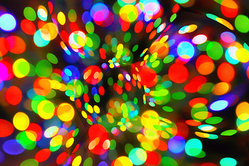 Image showing Abstract bright  bokeh background 