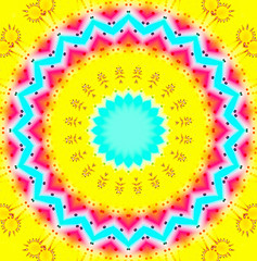 Image showing Bright abstract pattern