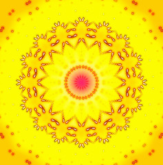 Image showing Bright abstract pattern