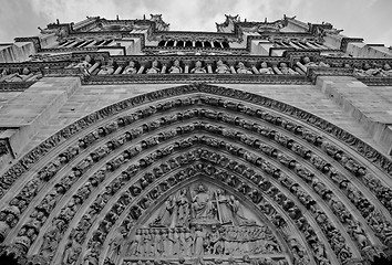 Image showing Notre Dame Cathedral - Paris