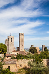 Image showing San Gimignano towers