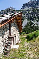 Image showing Mountain cottage