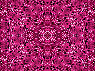 Image showing Flower abstract pattern