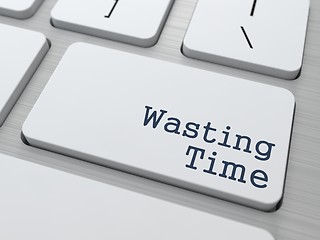 Image showing Wasting Time Concept.