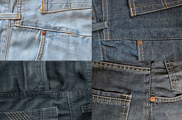 Image showing Jeans samples