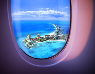 Image showing beautiful sea view from the window