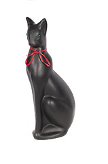 Image showing Black Cat Statue