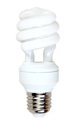 Image showing Energy-saving fluorescent lamp