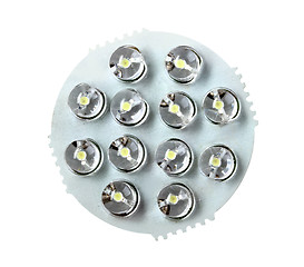 Image showing Front panel of energy-saving LED lamp