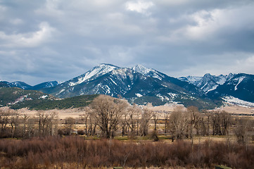 Image showing rocky mountains in montana