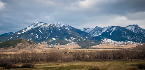 Image showing rocky mountains in montana