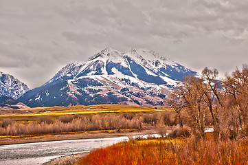 Image showing rocky mountains in montana