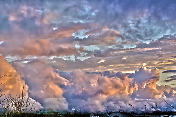 Image showing stormy clouds