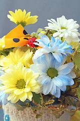 Image showing cute arrangement with flowers