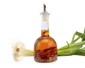 Image showing peppery olive oil and onion