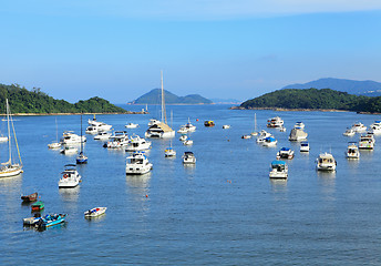 Image showing yacht in bay