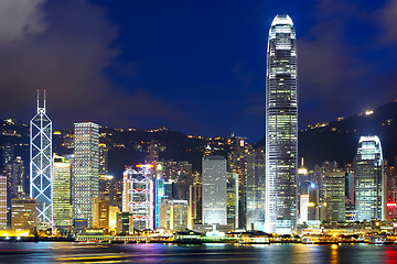 Image showing Hong Kong city at night