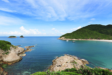 Image showing beach in Hong Kong