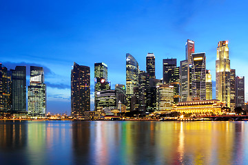 Image showing Singapore skyline