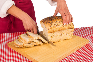 Image showing Whole sandwich bread