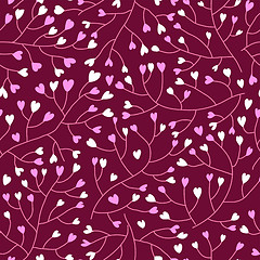 Image showing Floral seamless pattern in vector