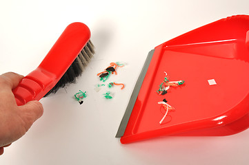 Image showing Dustpan and Brusch