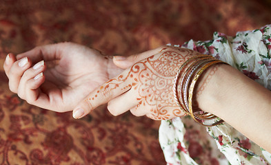 Image showing Mehandi