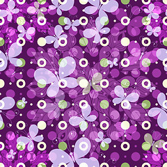 Image showing Seamless vivid spring pattern