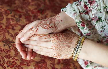 Image showing Mehandi