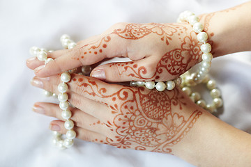 Image showing Mehandi