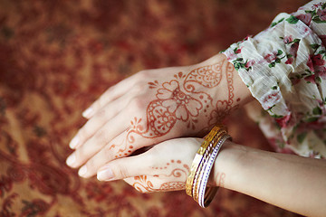 Image showing Mehandi