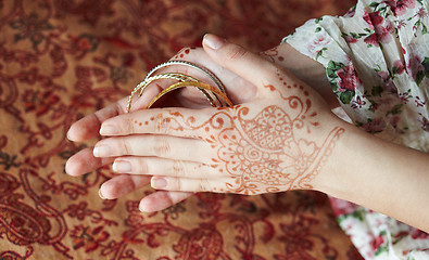 Image showing Mehandi